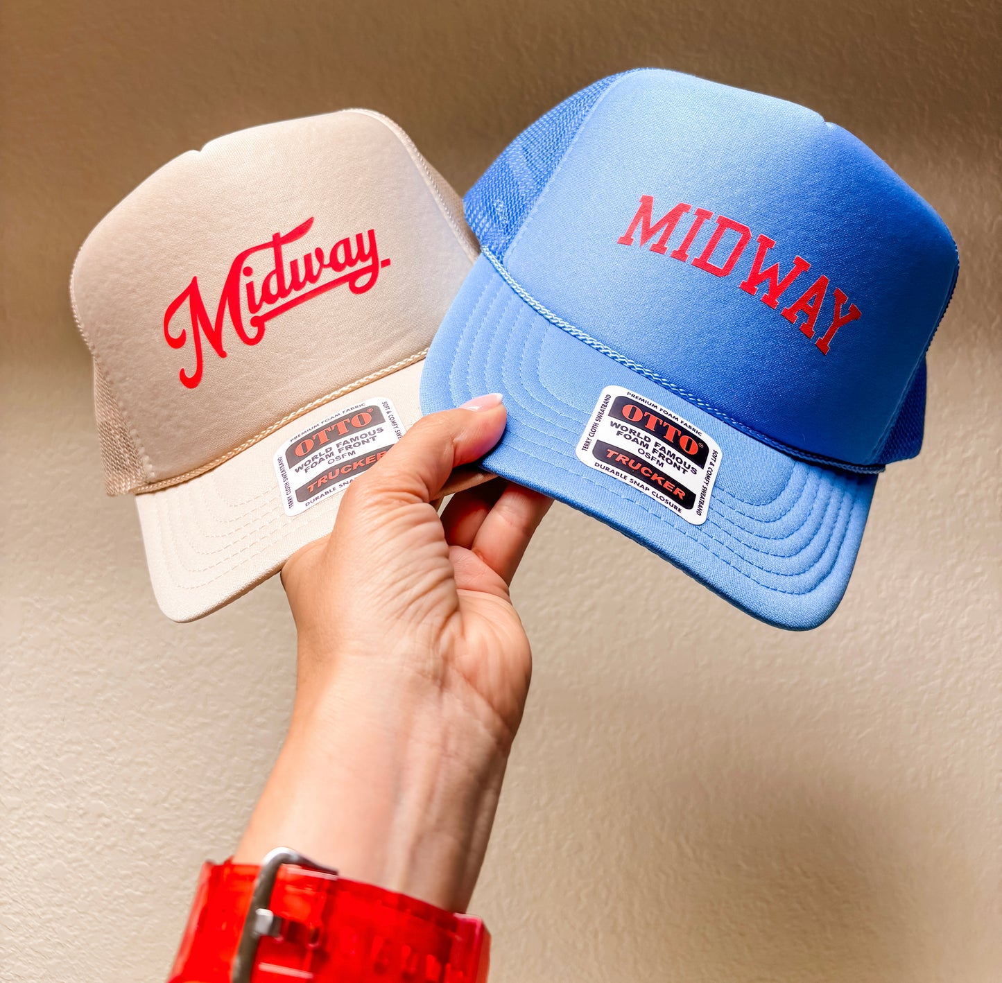 Midway foam rope hat—