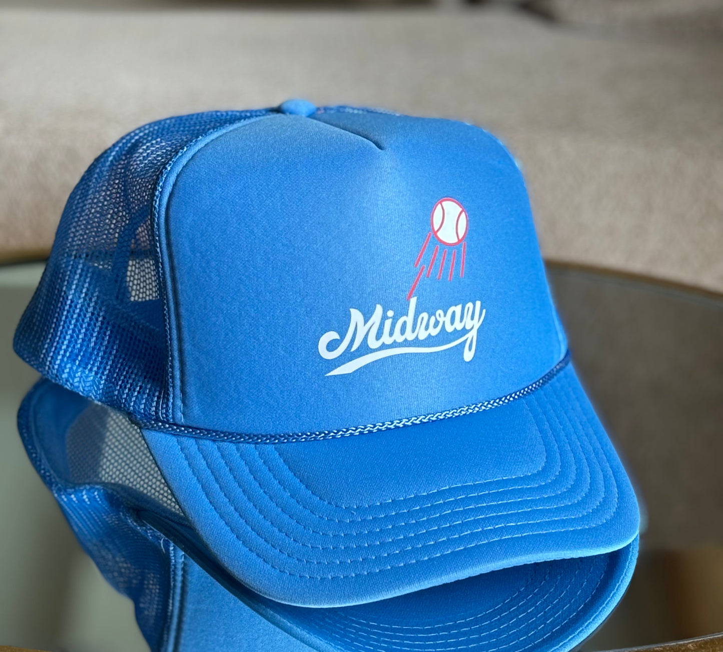 Midway baseball foam rope hat