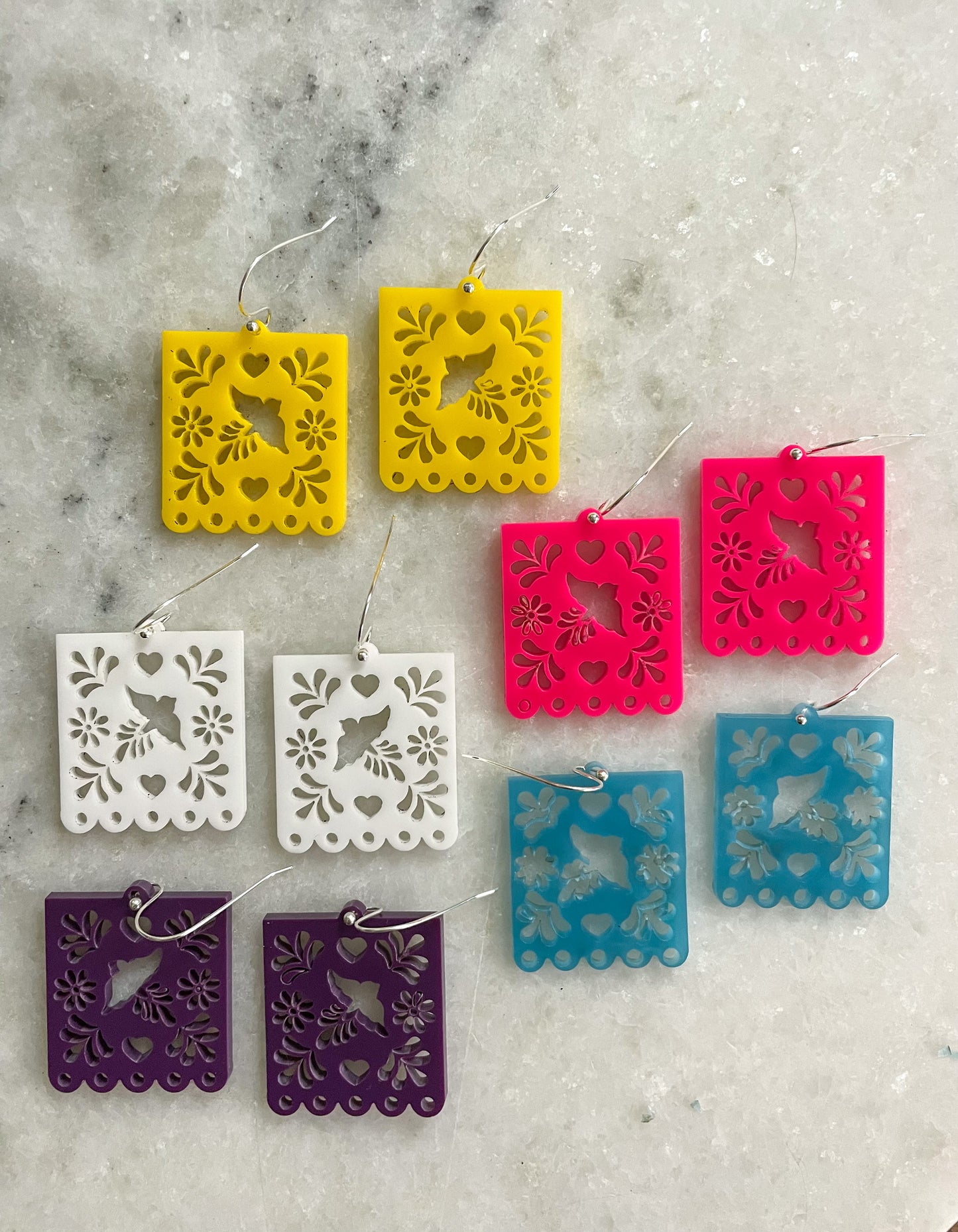 Papel Picado earrings