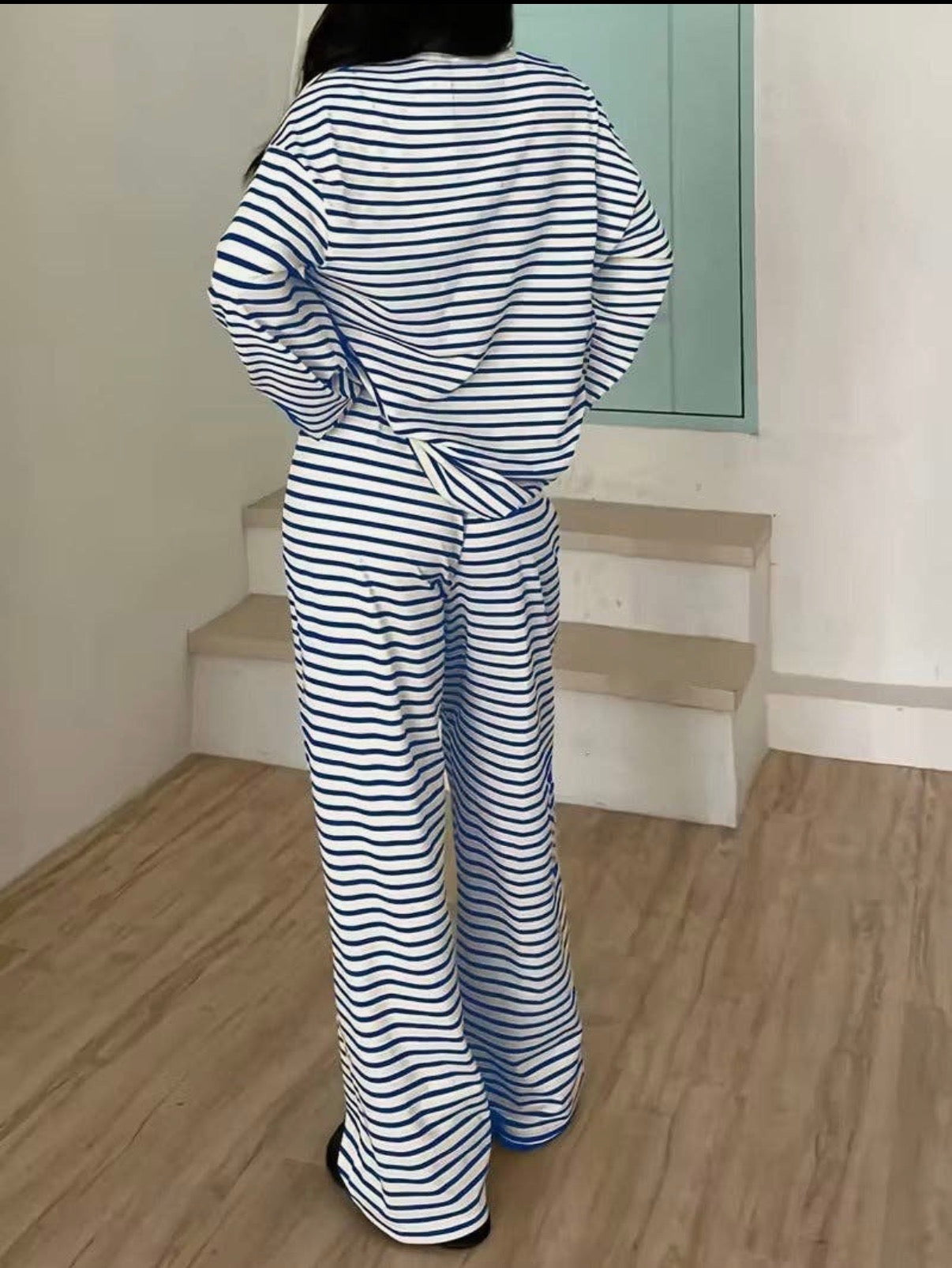 Striped Blue&white lounge set