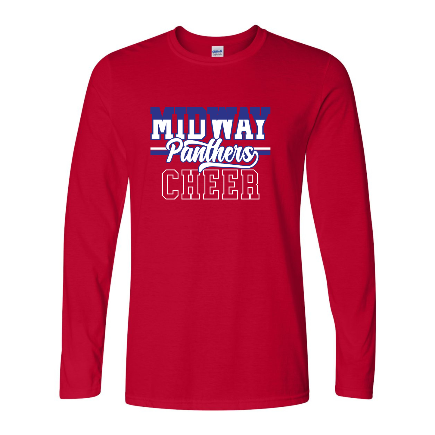 Red Midway Panthers long sleeve