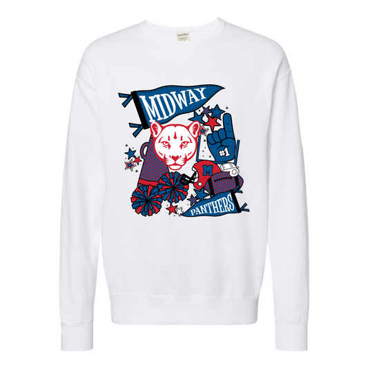 Midway school spirit sweatshirt