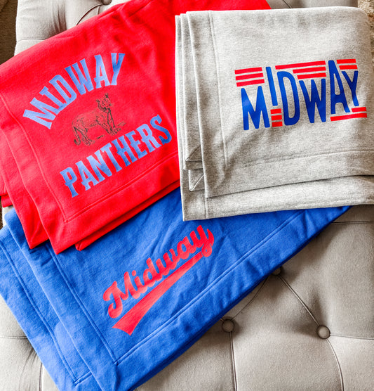 MIDWAY sweatshirt blanket
