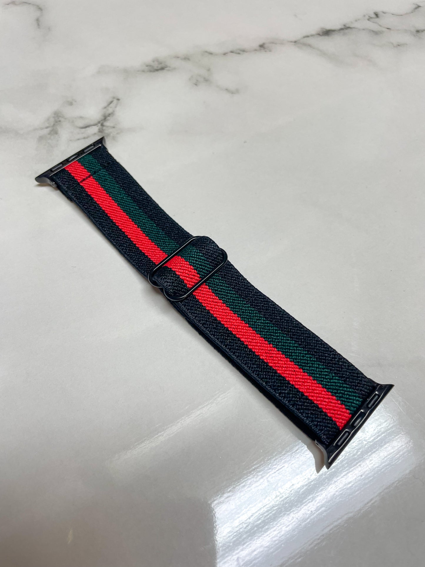 SALE red/green/black Apple Watch band