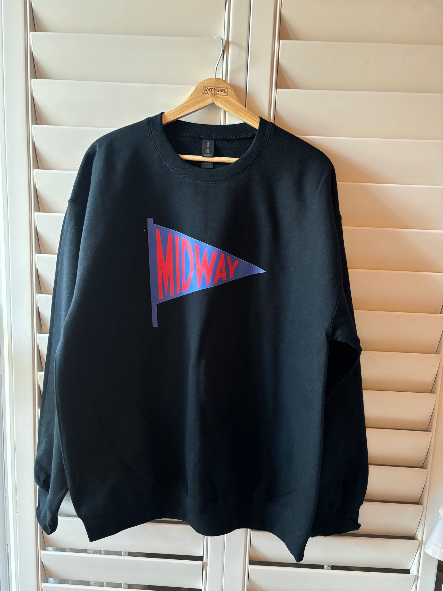 Midway pennant sweatshirt / youth hoodie