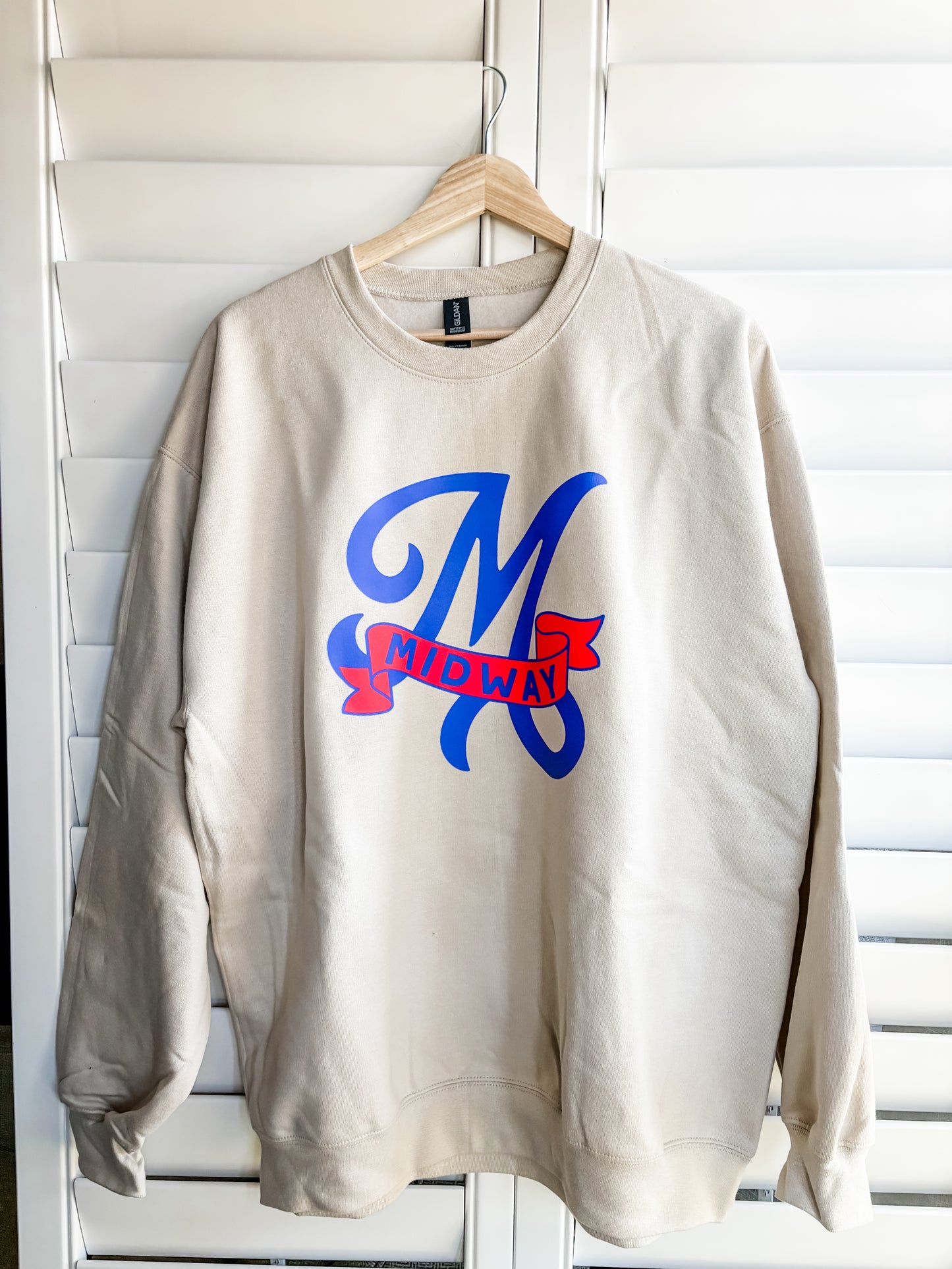 Midway banner sweatshirt