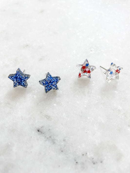 Mini star studs