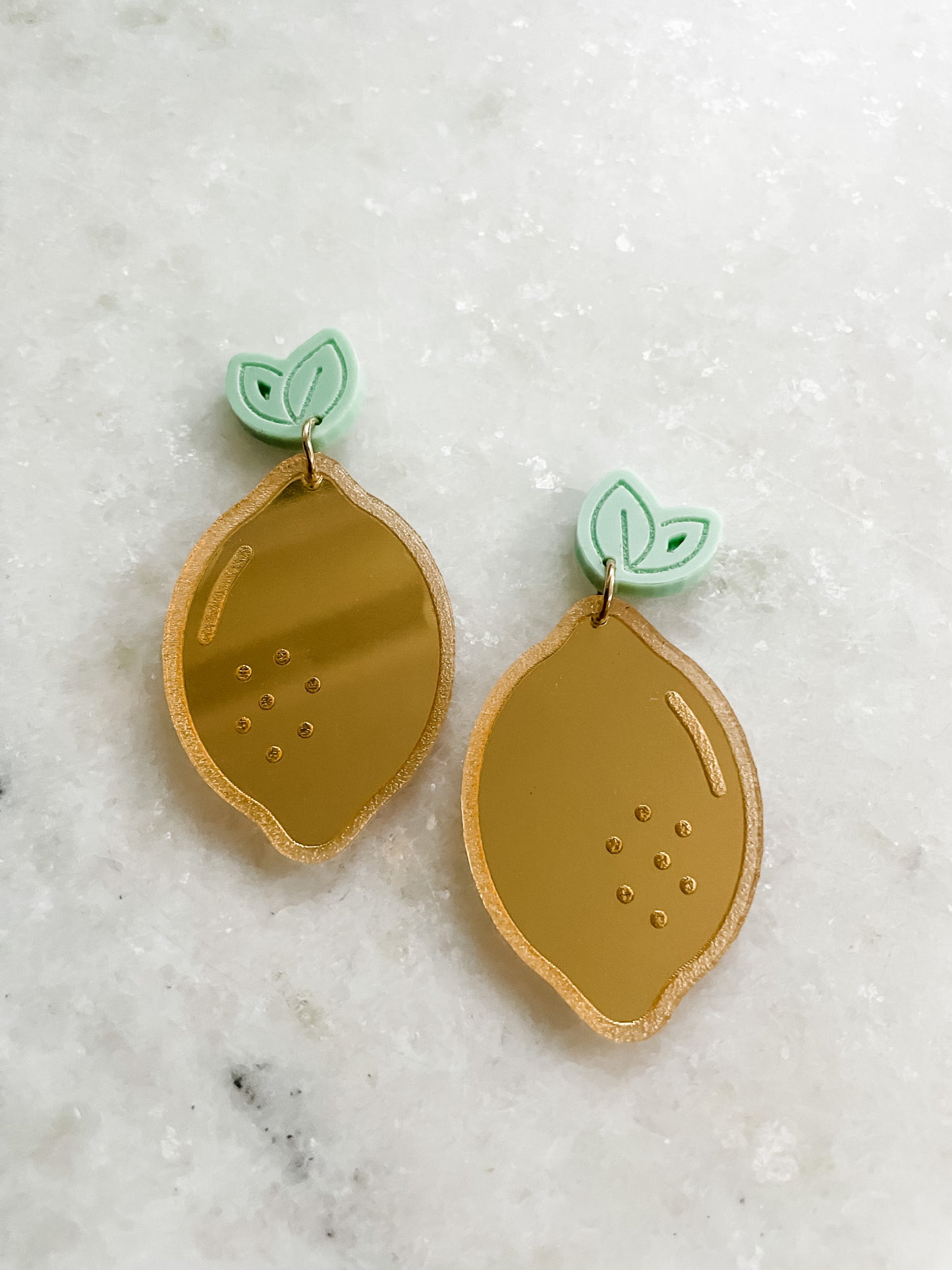 SALE Lemon earrings