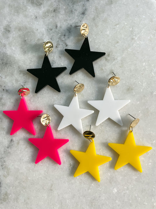 Star earrings